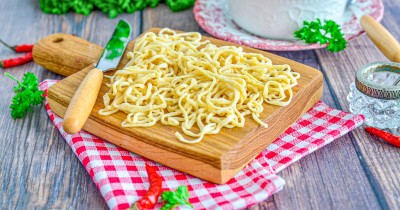 Яичная лапша домашняя