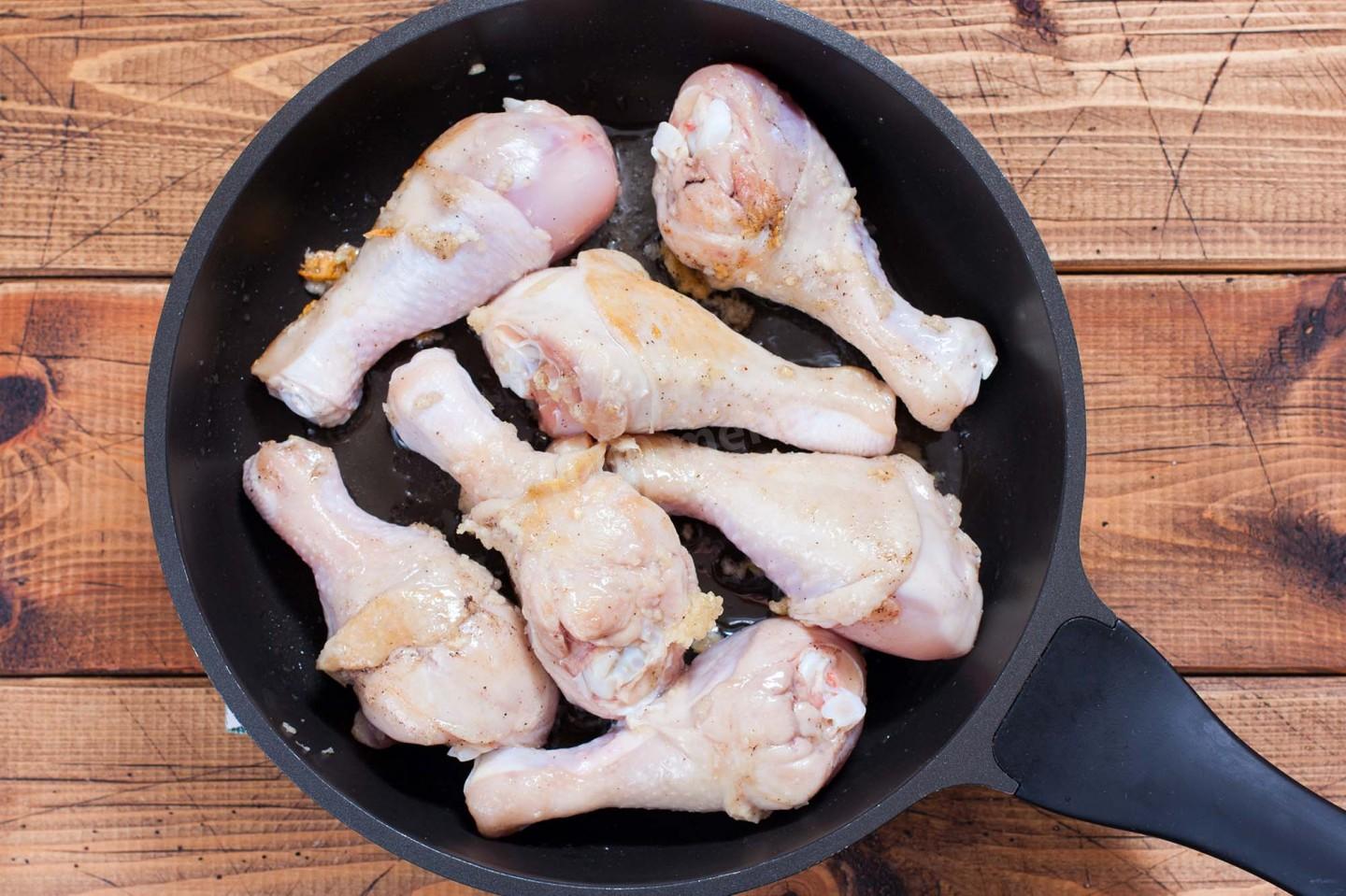 Блюда из куриной голени рецепты с фото на сковороде