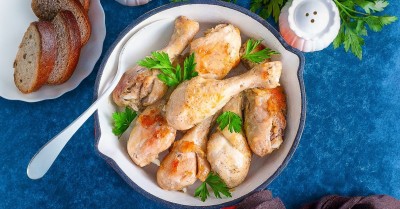 Куриные голени на сковороде