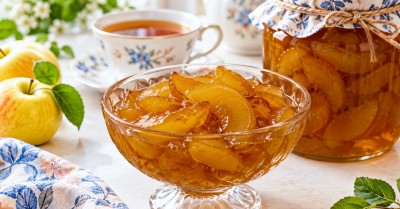 Варенье янтарное из яблок дольками
