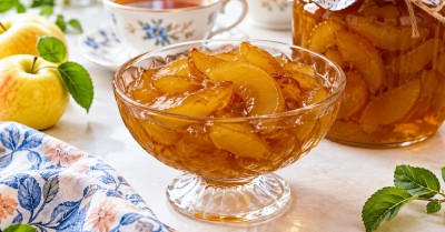 Варенье янтарное из яблок дольками