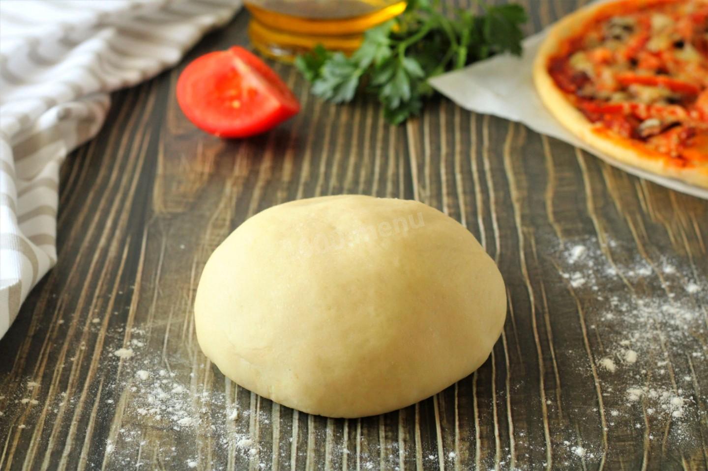 тесто дрожжевое для пиццы на сухих дрожжах быстрого приготовления воде в духовке рецепт фото 31