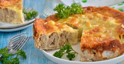 Улитка из лаваша с фаршем в духовке пирог
