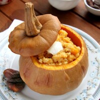 Пшенная каша в тыкве