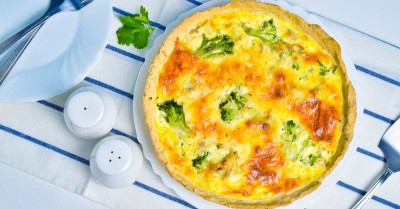 Пирог с брокколи и курицей