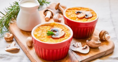 Жульен со свининой и грибами