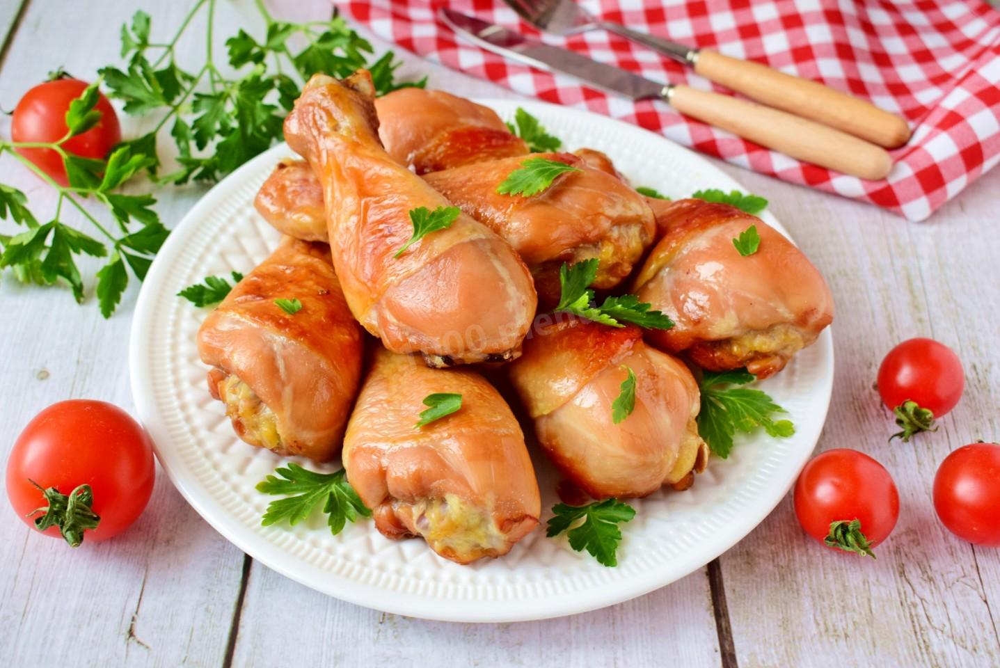 Как приготовить куриные голени в духовке с хрустящей корочкой и картошкой: пошаговый рецепт