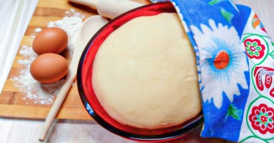 Дрожжевое тесто на сухом молоке и растительном масле