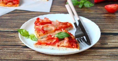 ПП пицца на курином фарше вместо теста