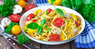 Спагетти с овощами - идеальное летнее блюдо