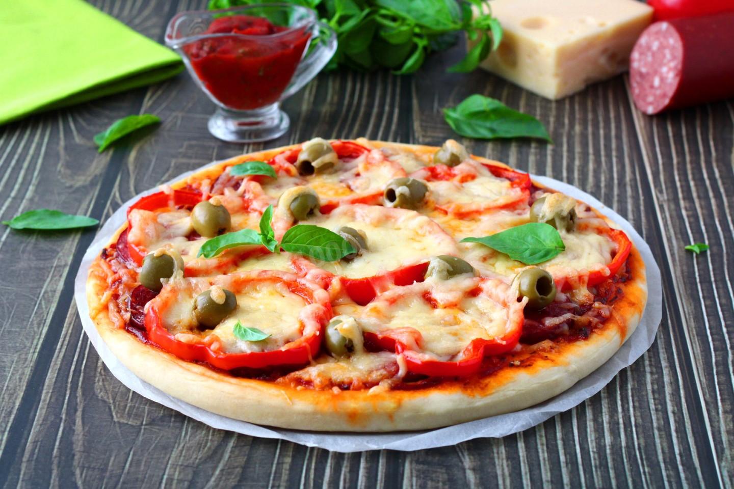 Классическая Пицца Рецепт С Фото Пошагово