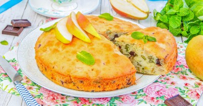 Грушевый пирог в духовке