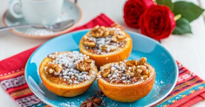 Апельсины запеченные в духовке горячий десерт