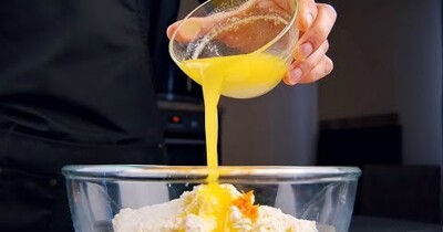 Двухслойная творожная запеканка