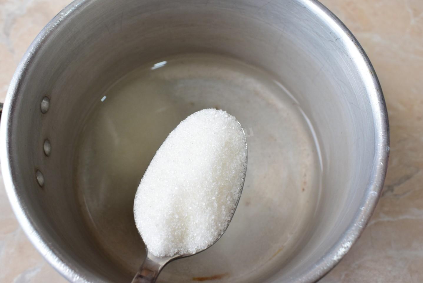 Сахар вода масло рецепт