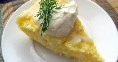 Запеканка творог яйцо манка в микроволновке