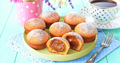 Маффины с вареной сгущенкой