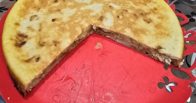 Заливной пирог с рыбой