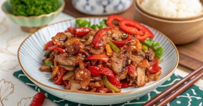 Мясо в кисло сладком соевом соусе по китайски