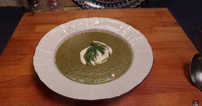 Грибной суп с нутом