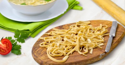 Домашняя лапша для супа на яйцах