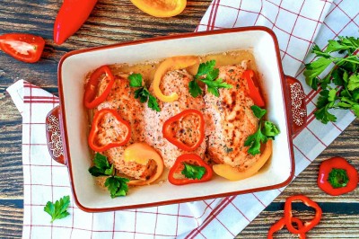 Сочные куриные грудки в духовке