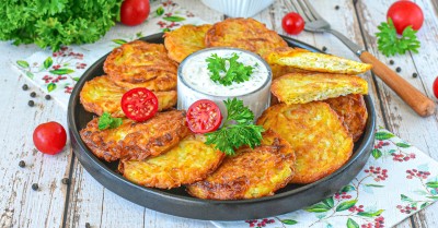 Хашбраун картофельный на сковороде