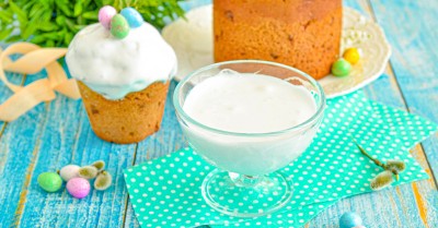 Сахарная глазурь с желатином для кулича не липнет