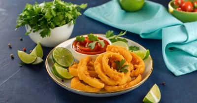 Кольца кальмара в кляре