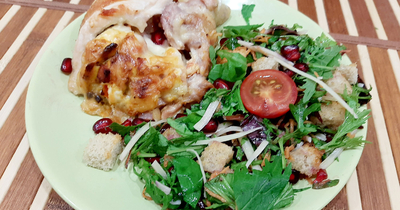 Куриный рулет - Курица по-царски с ветчиной и сыром