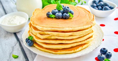 Блины на кефире толстые пышные