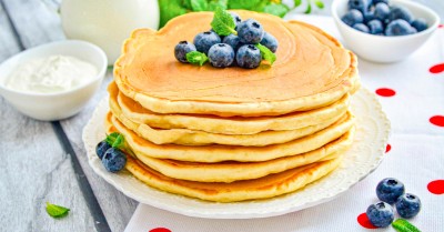 Блины на кефире толстые пышные