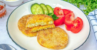 Нежные картофельные котлеты из пюре в духовке
