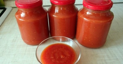 Кетчуп на зиму из помидор с яблоками без стерилизации