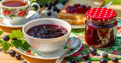 Варенье пятиминутка из черной смородины