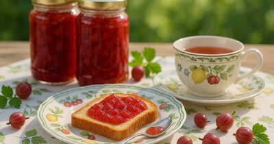 Варенье из крыжовника на зиму пятиминутка