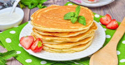 Блины толстые пышные на дрожжах