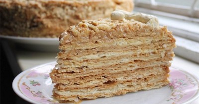 Наполеон со сгущенкой классический