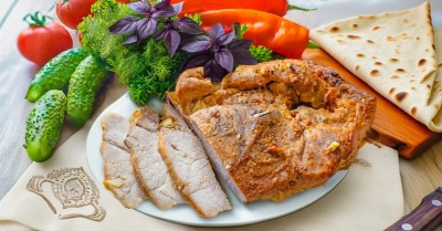 Домашняя пастрома из свинины