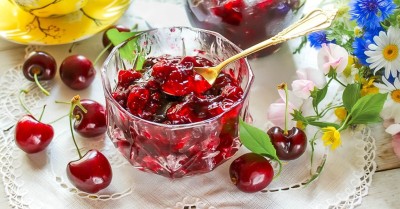 Вишня варенье с косточкой густое