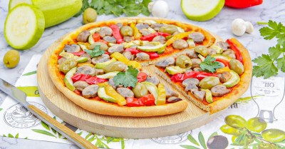 Постная пицца