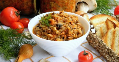 Грибная икра из шампиньонов на зиму