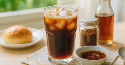Холодный черный кофе (Iced Coffee) с растворимым кофе