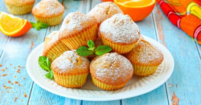 Апельсиновые кексы в духовке