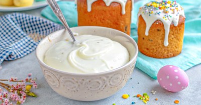 Глазурь для кулича с желатином без яиц не крошится не липнет