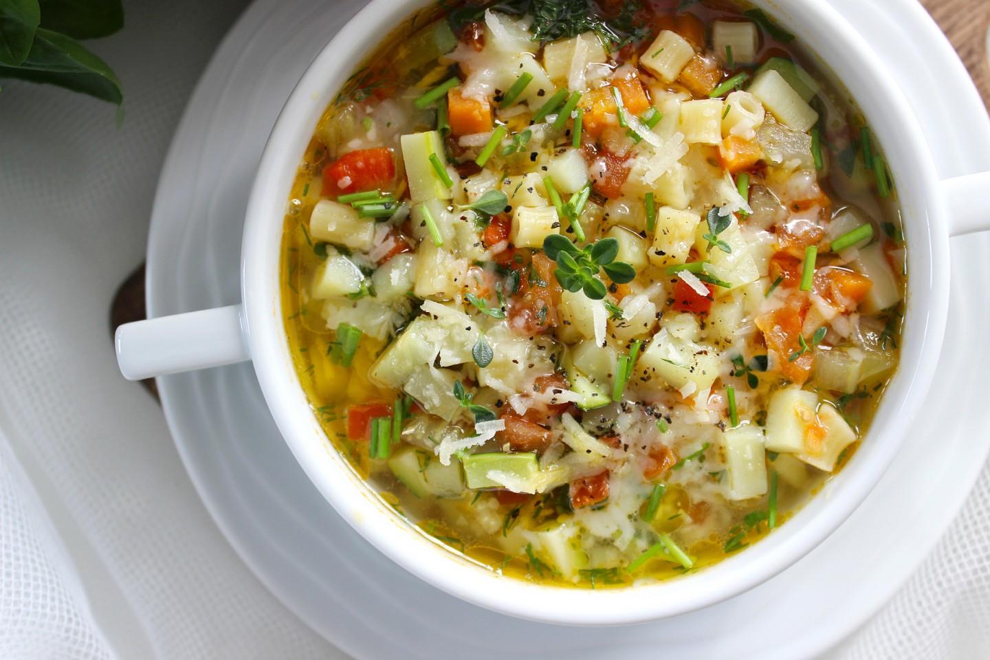 Authentic italian minestrone soup recipe giada