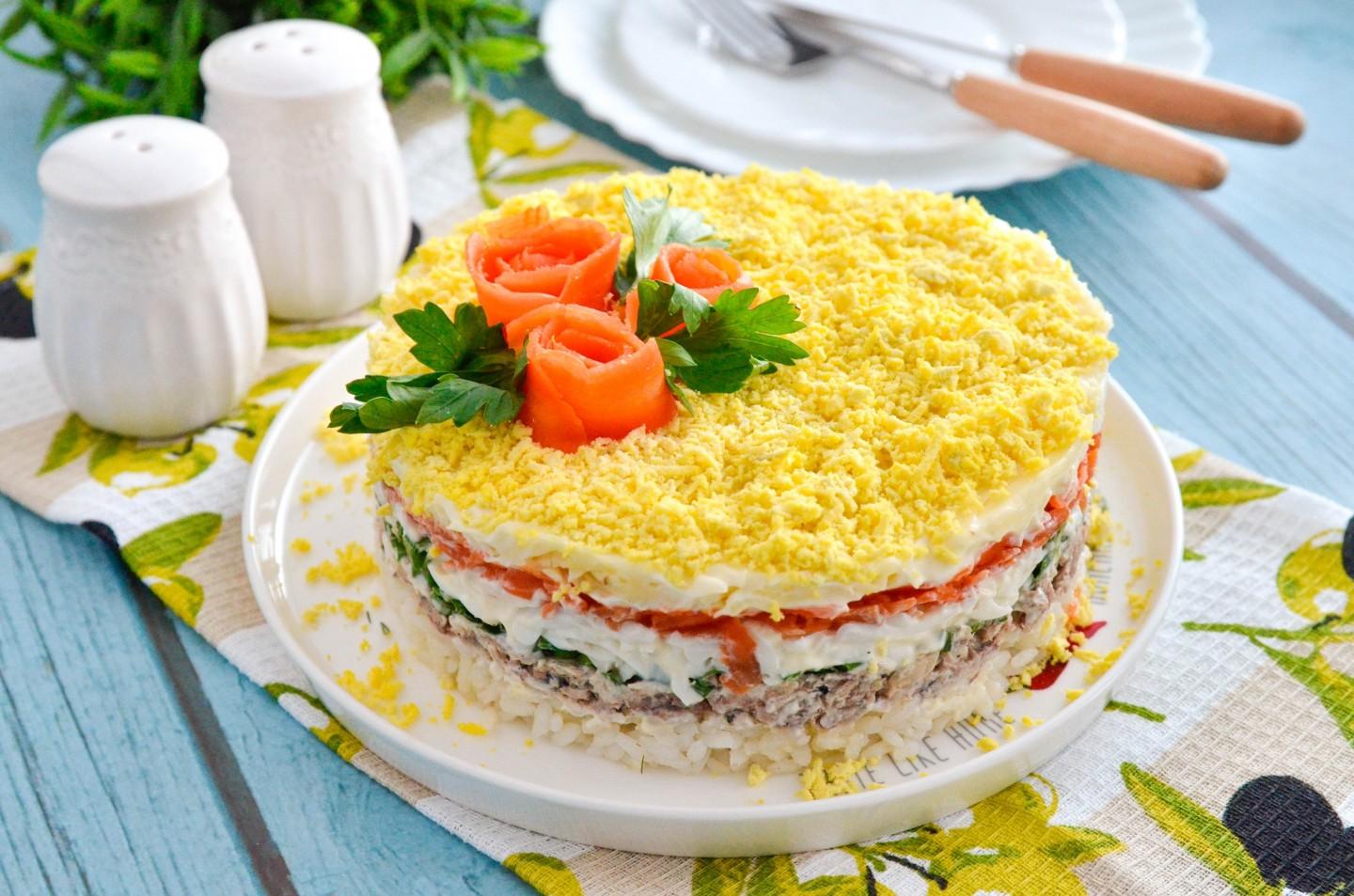 Салат с мимоза с шпротами рецепт с фото