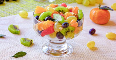 Простой салат из фруктов без заправки