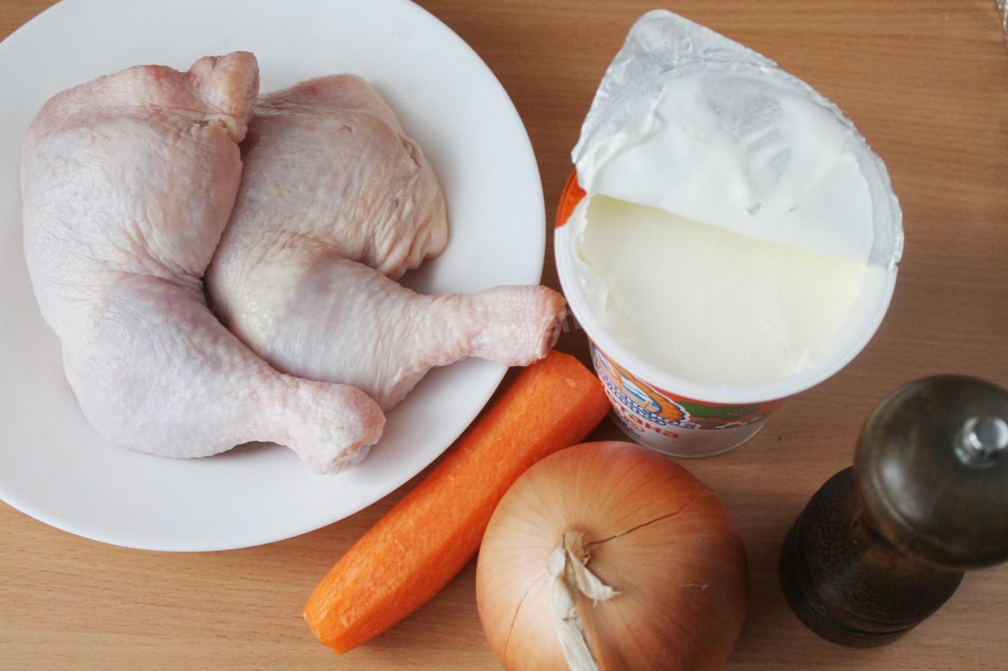 Ингредиенты для курицы с картошкой