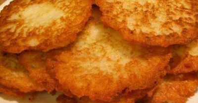 Драники картофельные на сметане с луком